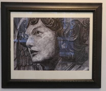 Angel of the font, an original artwork by Bob Iles