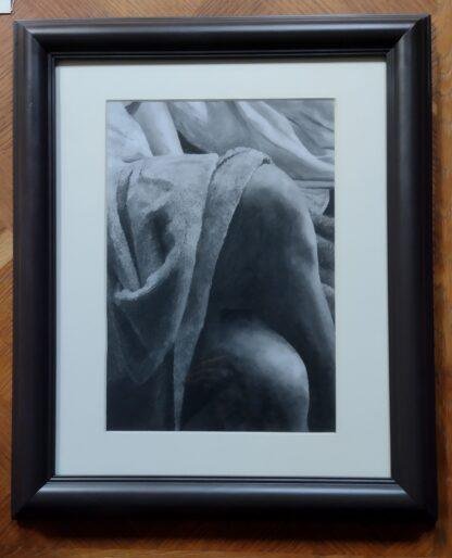 Knees under a soft blanket 2024 Framed Original - Image 2