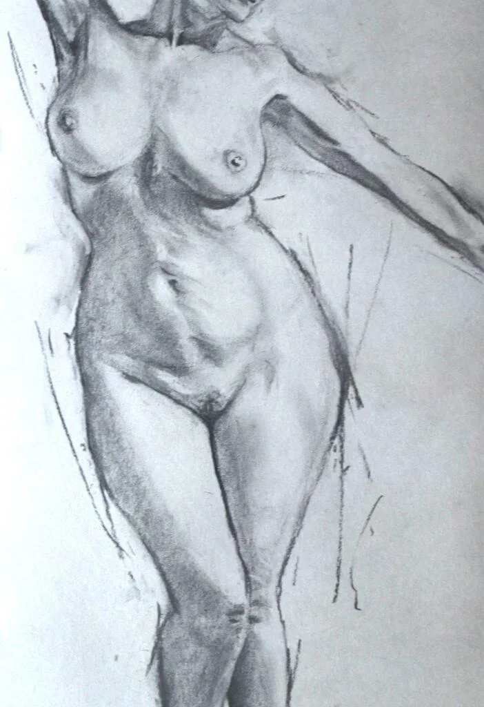 Standing nude 2023