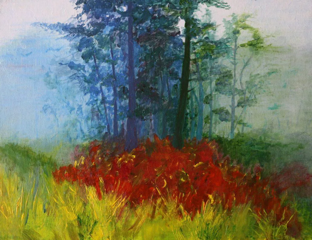 Fiery fir trees on the Serpents trail 1