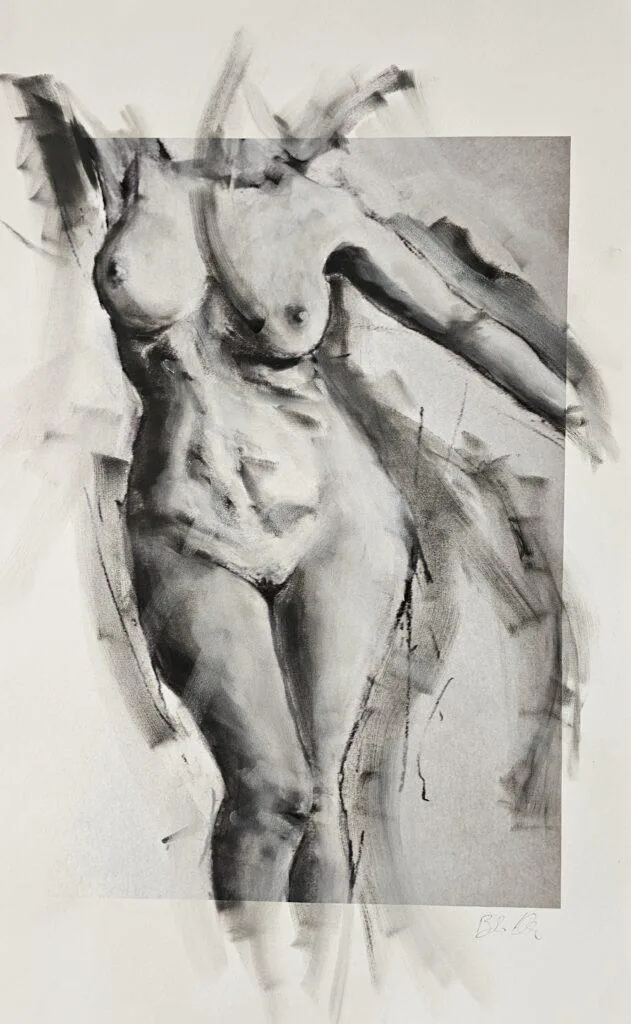 Standing nude Artists print 2 2026
