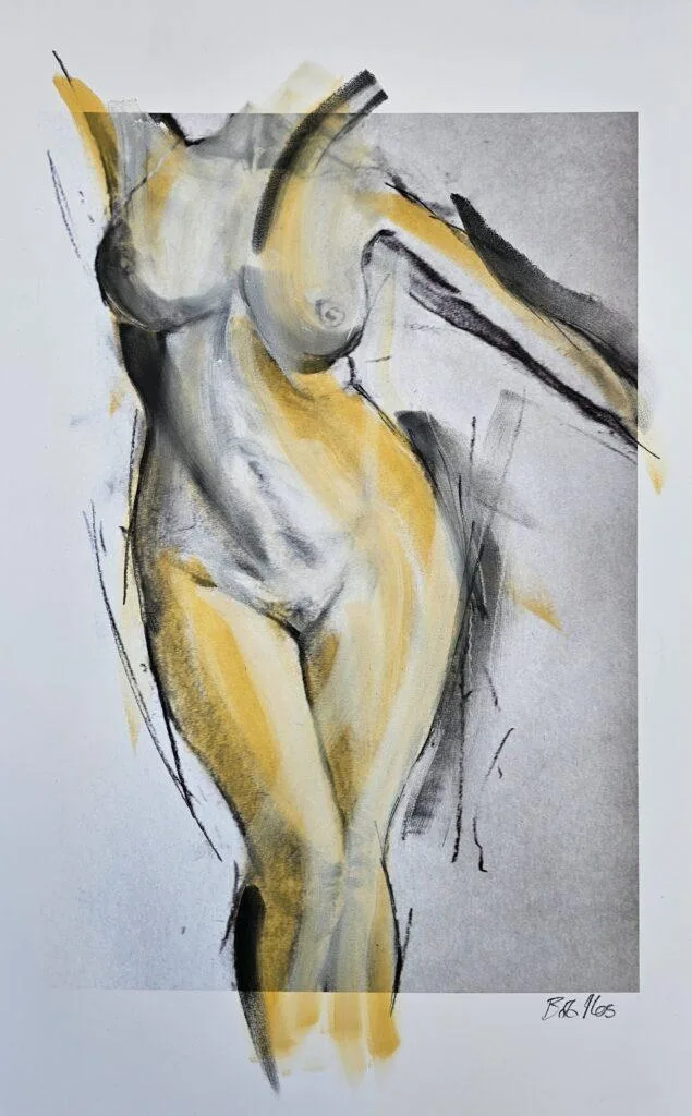 Standing nude Artists print 1 2026