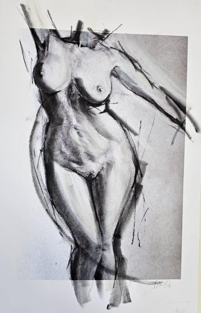 Standing nude Artists print 3 2026