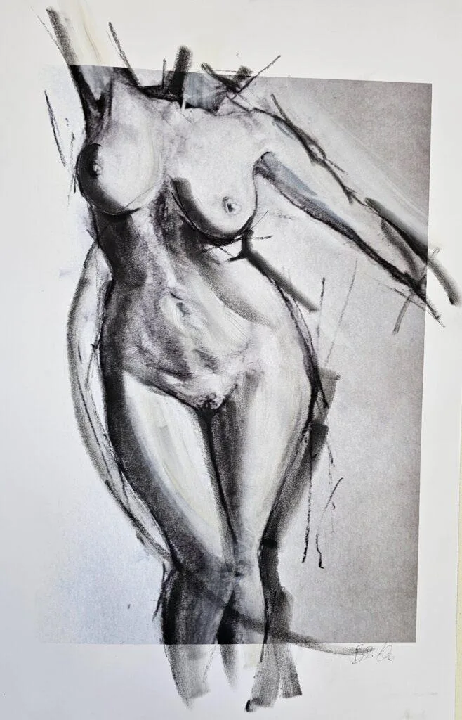 Standing nude Artists print 3 2026